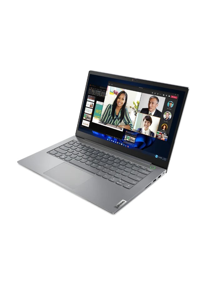 Lenovo ThinkBook 14 G4 IAP TB Laptop With 14-inch FHD (1920x1080) Display ,Core i5-1235U Processor/8GB RAM DDR4/512GB SSD M.2/Windows 11 Pro/Integrated Intel Xe Graphics/ English/Arabic Mineral Grey - Image 2