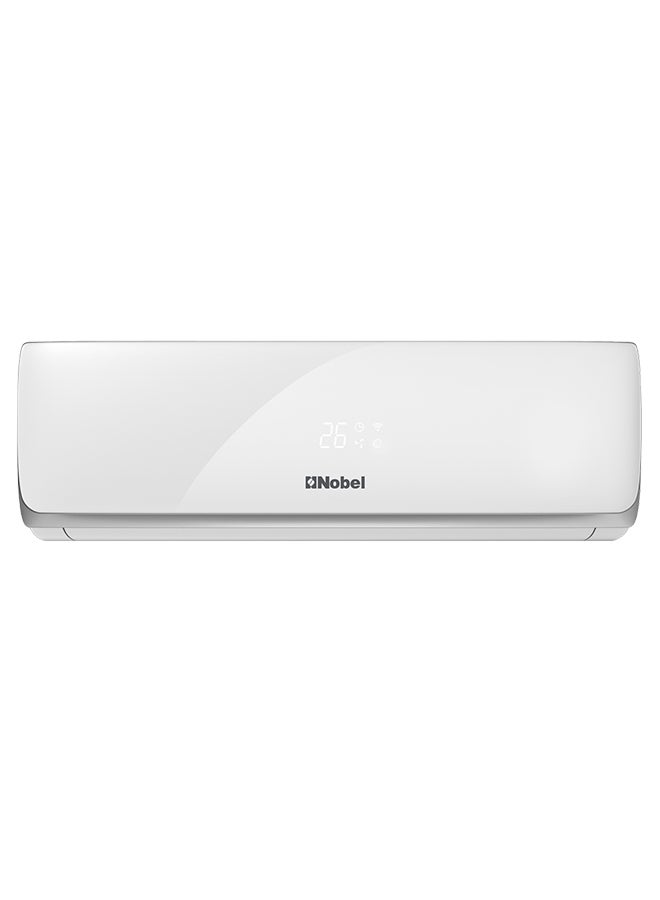 Nobel 2 Ton Rotary Split AC, Energy Efficient Cooling Air Conditioner with T3 Tropical Rotary Compressor, R410A Gas, 4-Way Swing, 24000 BTU AC, Gold Fin Technology, Auto Restart, Best For Small Room And Office 2 TON, One year Warranty NSAC24T White  - Image 1