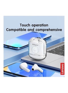 Lenovo Thinkplus XT65 Earphones TWS Wireless Bluetooth Earbuds Bass Touch Control Stereo Noise Reduction Long Standby Green  - Image 4