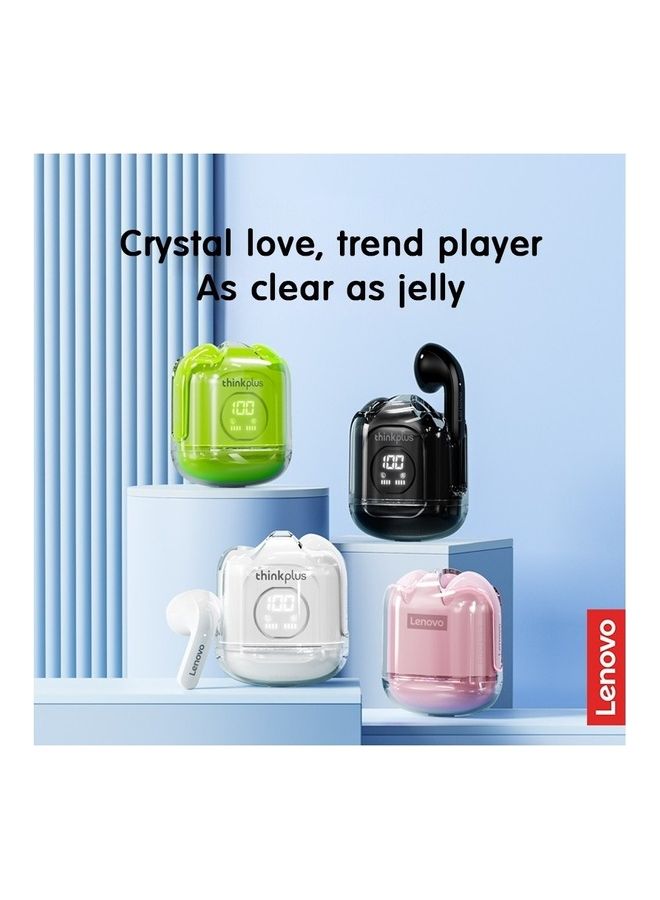 Lenovo Thinkplus XT65 Earphones TWS Wireless Bluetooth Earbuds Bass Touch Control Stereo Noise Reduction Long Standby White  - Image 2