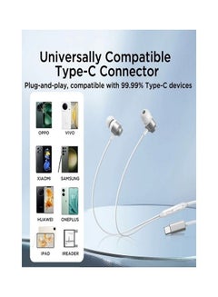 جوي روم سماعات داخل الأذن من النوع C سماعات سلكية مع ميكروفون USB-C سماعات أذن عازلة للصوت متوافقة مع iPad الجديد وiPad Pro وSamsung Galaxy وiPad Air وما إلى ذلك 1.2 متر  - Image 3