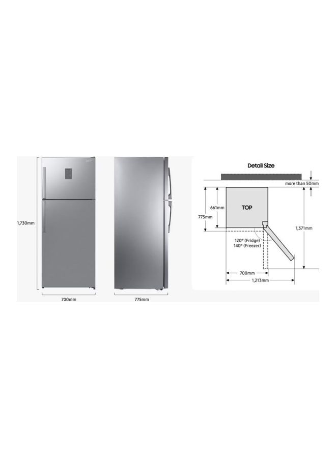 Top-Mount Freezer Refrigerator With Twin Cooling Plus & Digital Inverter, 396 Liters - RT40A3310SA/MR Metal Graphite