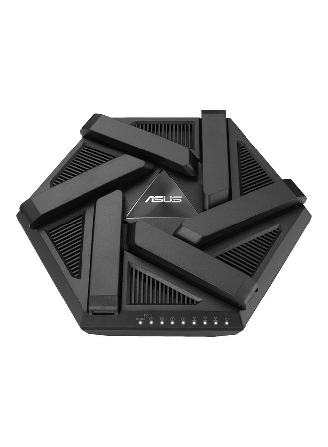ASUS - RT-AXE7800 Triband WiFi6E (802.11ax) Extendable Router, New 6GHz Band, 7800Mbps, ASUS Safe Browsing, Enhanced Network Security with AiProtection Pro and Instant Guard Sharable Secure VPN, Free Parental Controls, 2.5G Port, Link Aggregation, Smart Home | 90IG07B0-MU9B00 Black - Image 1