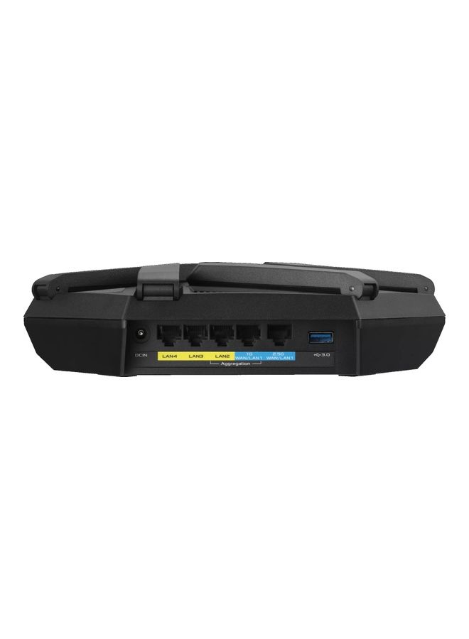 ASUS - RT-AXE7800 Triband WiFi6E (802.11ax) Extendable Router, New 6GHz Band, 7800Mbps, ASUS Safe Browsing, Enhanced Network Security with AiProtection Pro and Instant Guard Sharable Secure VPN, Free Parental Controls, 2.5G Port, Link Aggregation, Smart Home | 90IG07B0-MU9B00 Black - Image 1