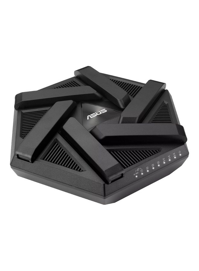 ASUS - RT-AXE7800 Triband WiFi6E (802.11ax) Extendable Router, New 6GHz Band, 7800Mbps, ASUS Safe Browsing, Enhanced Network Security with AiProtection Pro and Instant Guard Sharable Secure VPN, Free Parental Controls, 2.5G Port, Link Aggregation, Smart Home | 90IG07B0-MU9B00 Black - Image 1