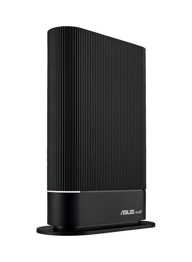 ASUS - RT-AX59U (AX4200) Dual Band WiFi 6 Extendable Router, Subscription-free Network Security, Instant Guard, Advanced Parental Controls, Built-in VPN, AiMesh Compatible, Smart Home, SMB, Wall Mount Black - Image 1