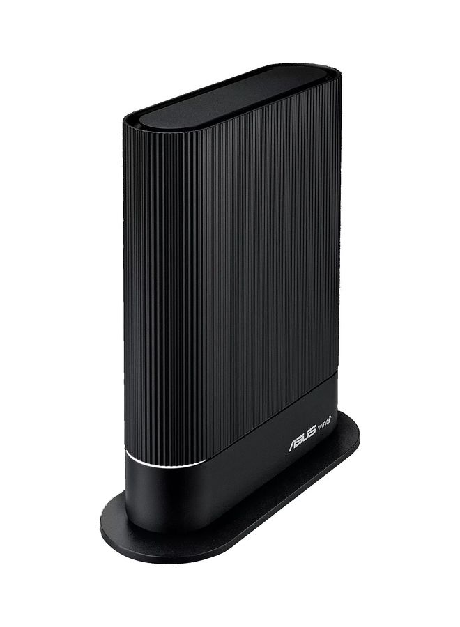 ASUS - RT-AX59U (AX4200) Dual Band WiFi 6 Extendable Router, Subscription-free Network Security, Instant Guard, Advanced Parental Controls, Built-in VPN, AiMesh Compatible, Smart Home, SMB, Wall Mount Black - Image 1