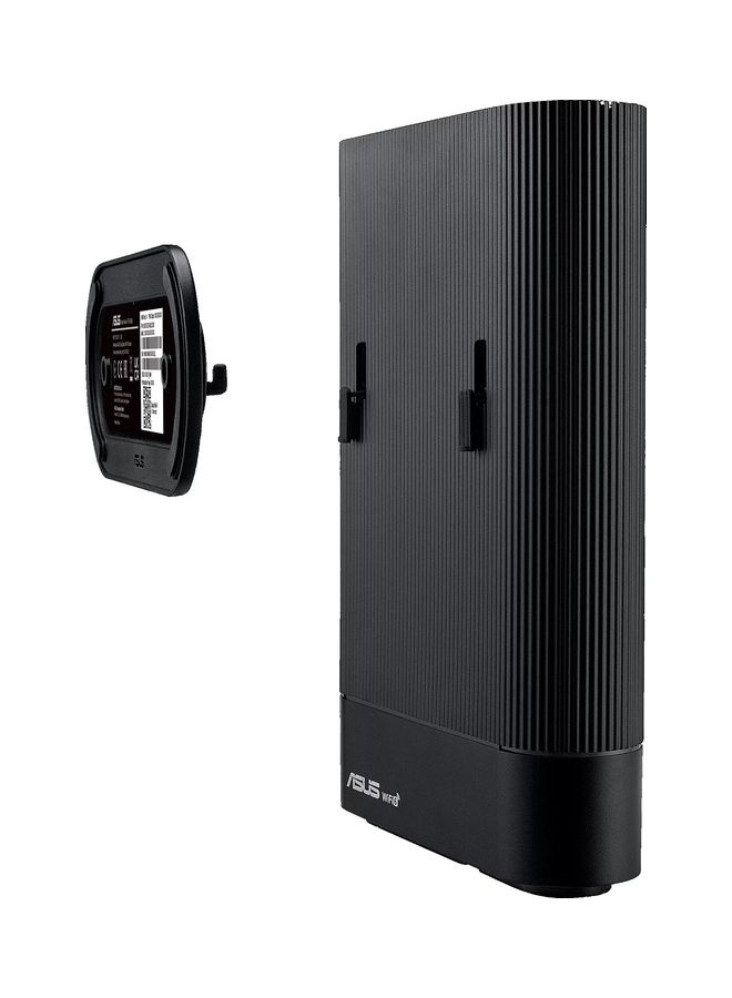 ASUS - RT-AX59U (AX4200) Dual Band WiFi 6 Extendable Router, Subscription-free Network Security, Instant Guard, Advanced Parental Controls, Built-in VPN, AiMesh Compatible, Smart Home, SMB, Wall Mount Black - Image 1