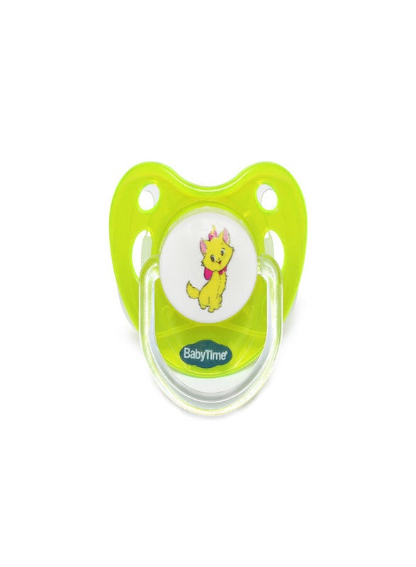 Baby Time - Silicone Orth Opaque Soother With acover - Image 1