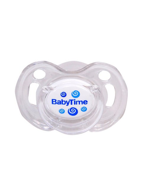 Silicone Ort Soother Candy With acover No 3 Blue