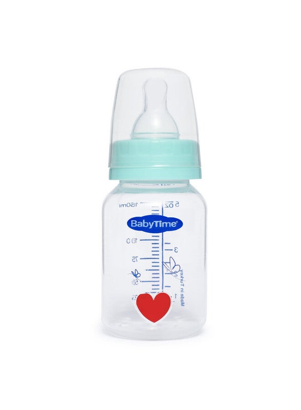 Baby Time Classic Feeding Bottle 150ml Silicone Nipple 