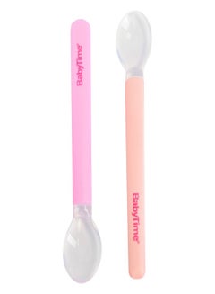Baby Time 2 Piece -Silicone Feeding Spoon 