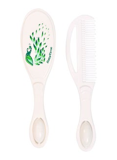 Baby Time Brush and Comb Set white bird 