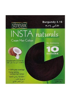 Streax Insta Cream Hair Colour 15ml Burgundy 15ml  - Image 1