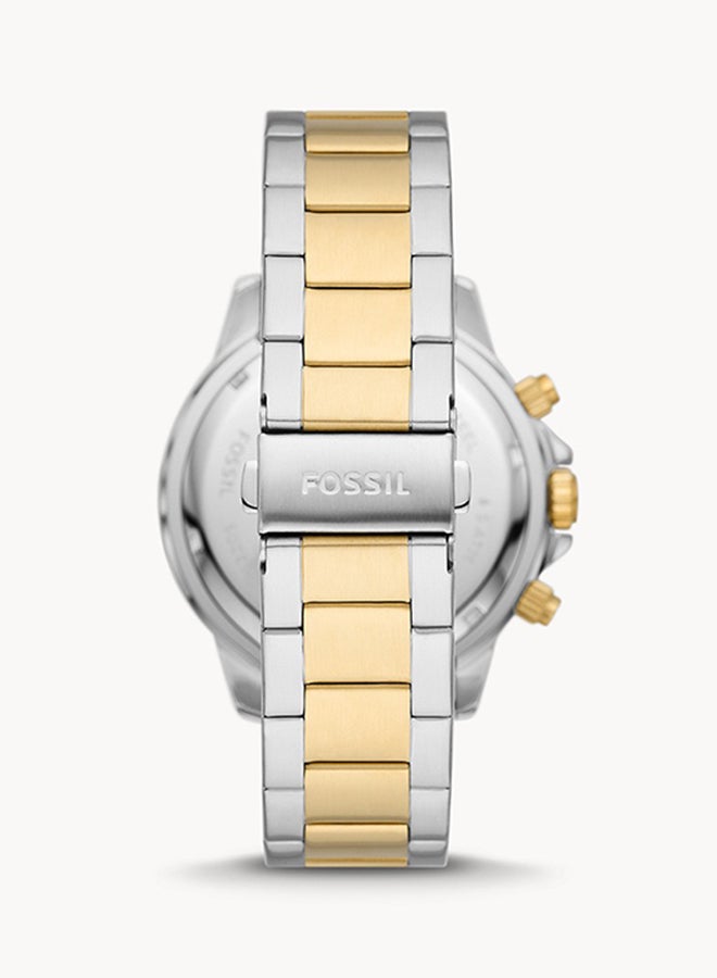 FOSSIL Men's Analog Round Shape Stainless Steel Wrist Watch BQ2707 - 45Mm  - Image 2