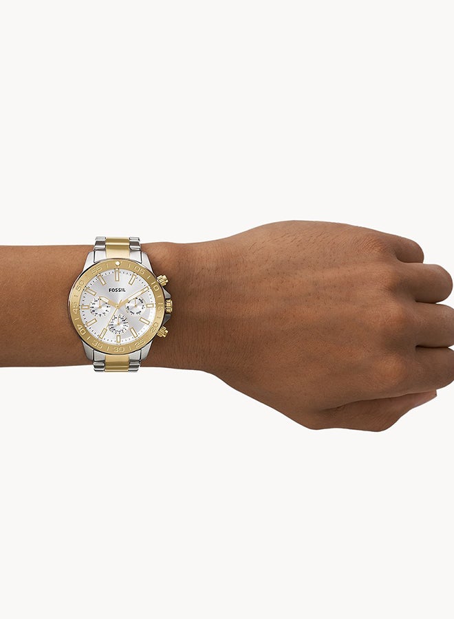 FOSSIL Men's Analog Round Shape Stainless Steel Wrist Watch BQ2707 - 45Mm  - Image 4