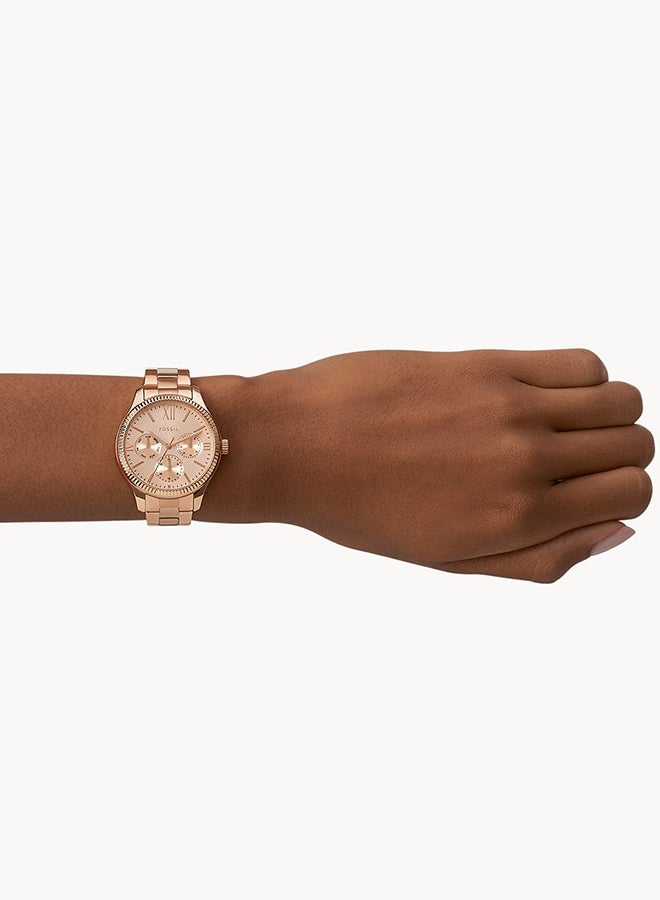 FOSSIL Women's Analog Round Shape Stainless Steel Wrist Watch BQ3691 - 36Mm  - Image 4