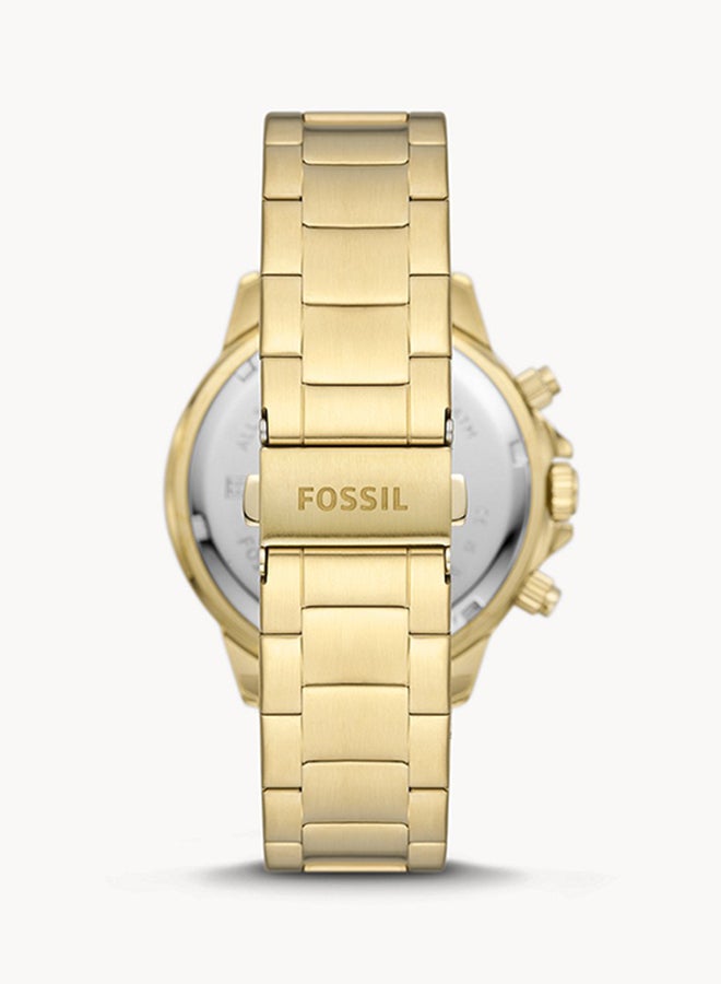 FOSSIL Men's Analog Round Shape Stainless Steel Wrist Watch BQ2755 - 45Mm  - Image 2