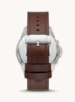 FOSSIL Men's Analog Round Shape Leather Wrist Watch BQ2778 - 45Mm  - Image 2