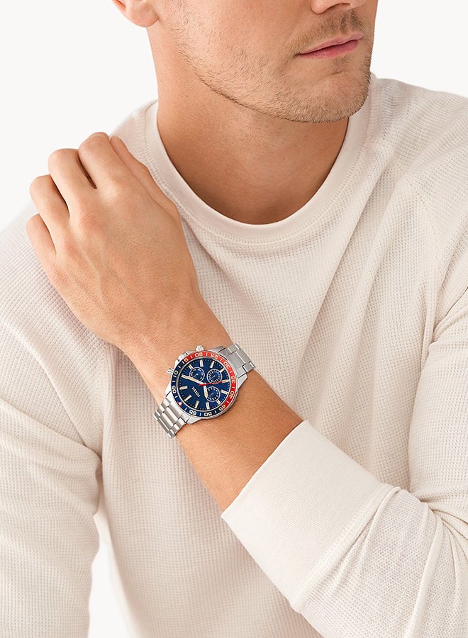 FOSSIL Men's Analog Round Shape Stainless Steel Wrist Watch BQ2771 - 45Mm  - Image 4