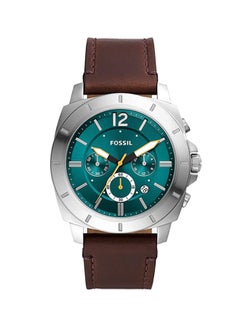 FOSSIL Men's Analog Round Shape Leather Wrist Watch BQ2778 - 45Mm  - Image 1