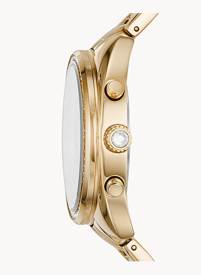 FOSSIL Women's Analog Round Shape Stainless Steel Wrist Watch BQ3658 - 34Mm  - Image 3