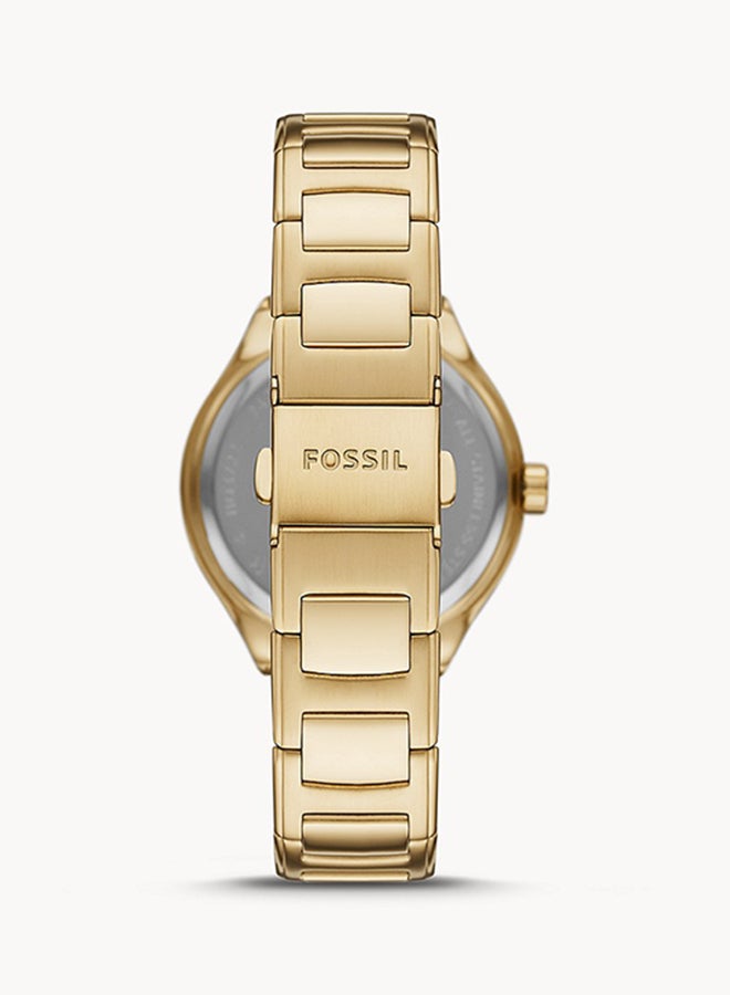 FOSSIL - Women's Analog Round Shape Stainless Steel Wrist Watch BQ3722 - 36Mm - Image 1