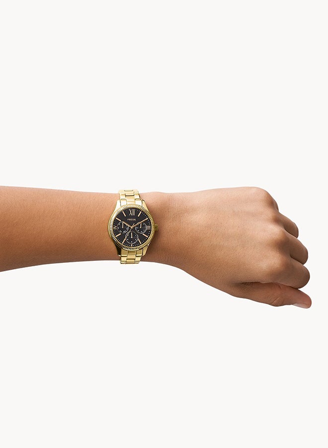 FOSSIL Women's Analog Round Shape Stainless Steel Wrist Watch BQ3757 - 36Mm  - Image 4