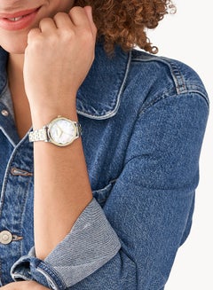 FOSSIL Women's Analog Round Shape Stainless Steel Wrist Watch BQ3864 - 34Mm  - Image 5