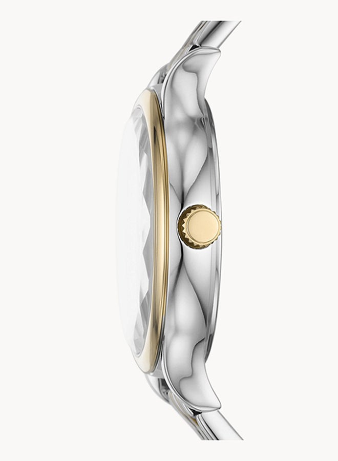 FOSSIL Women's Analog Round Shape Stainless Steel Wrist Watch BQ3864 - 34Mm  - Image 3