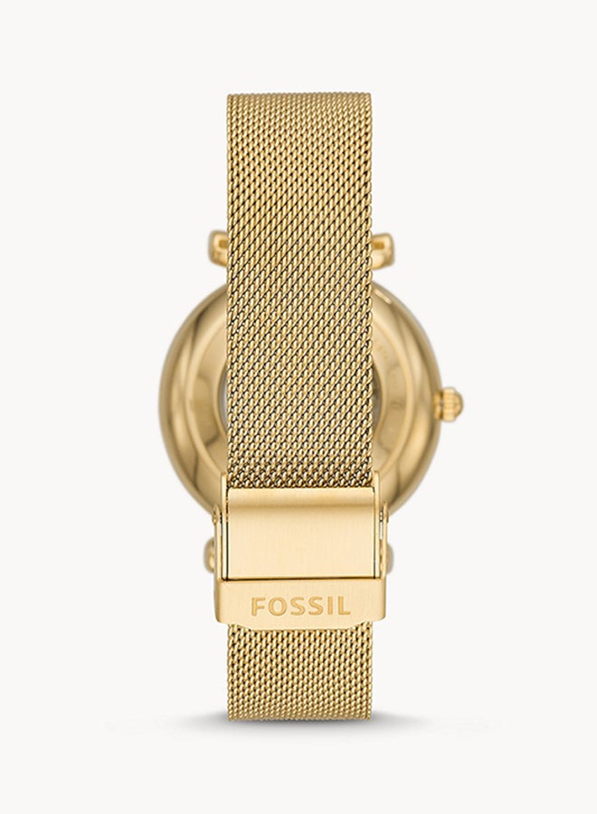 FOSSIL - Women's Analog Round Shape Stainless Steel Wrist Watch ME3250 - 35Mm - Image 1