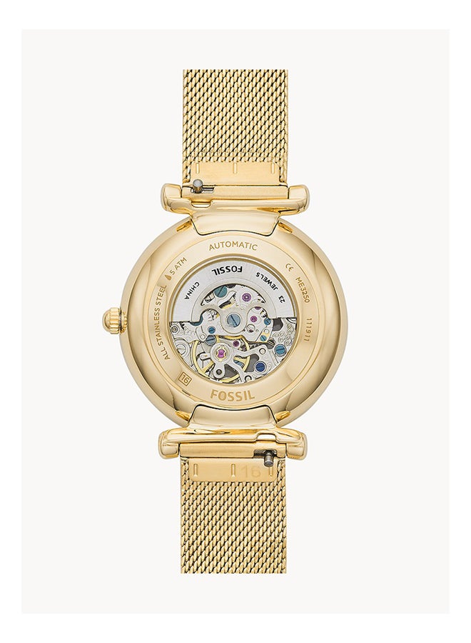 FOSSIL - Women's Analog Round Shape Stainless Steel Wrist Watch ME3250 - 35Mm - Image 1