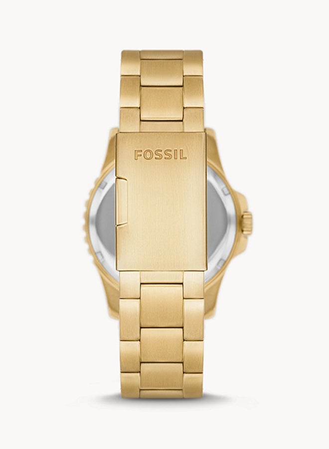 FOSSIL Men's Analog Round Shape Stainless Steel Wrist Watch FS5950 - 42Mm  - Image 2