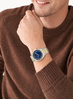 FOSSIL Men's Analog Round Shape Stainless Steel BQ2768 45 Millimeter  - Image 4