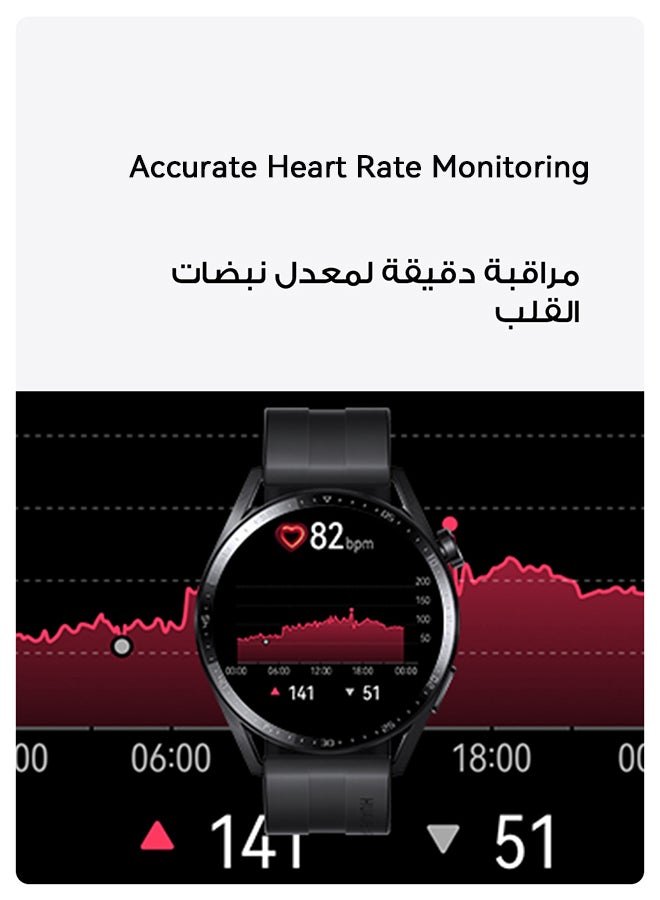 HUAWEI - WATCH GT 3 46 mm Smartwatch Black - Image 1