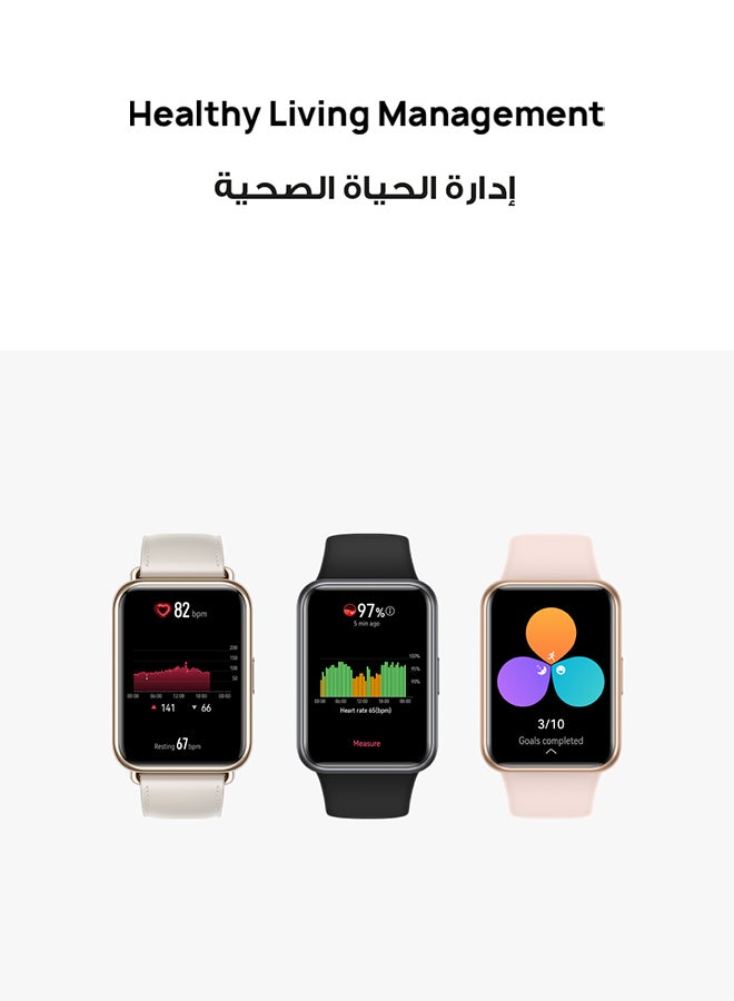 HUAWEI - WATCH FIT 2 Active Edition Smartwatch With 1.74" FullView Display Durable Battery Life Automatic SpO2 Monitoring Sakura Pink - Image 1