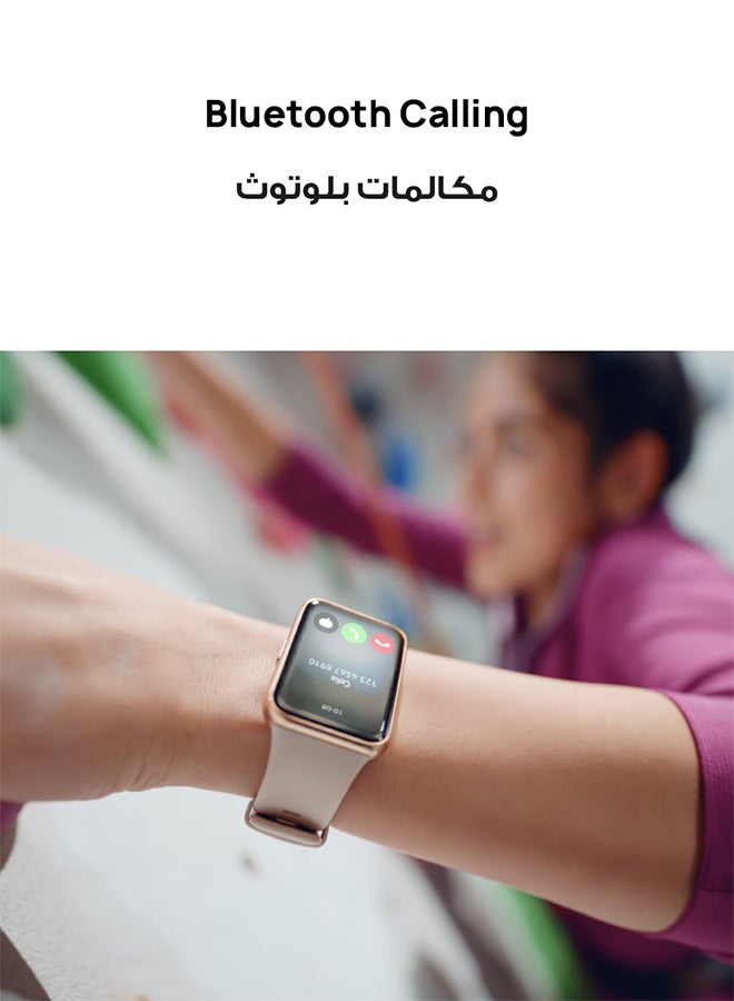 HUAWEI - WATCH FIT 2 Active Edition Smartwatch With 1.74" FullView Display Durable Battery Life Automatic SpO2 Monitoring Sakura Pink - Image 1