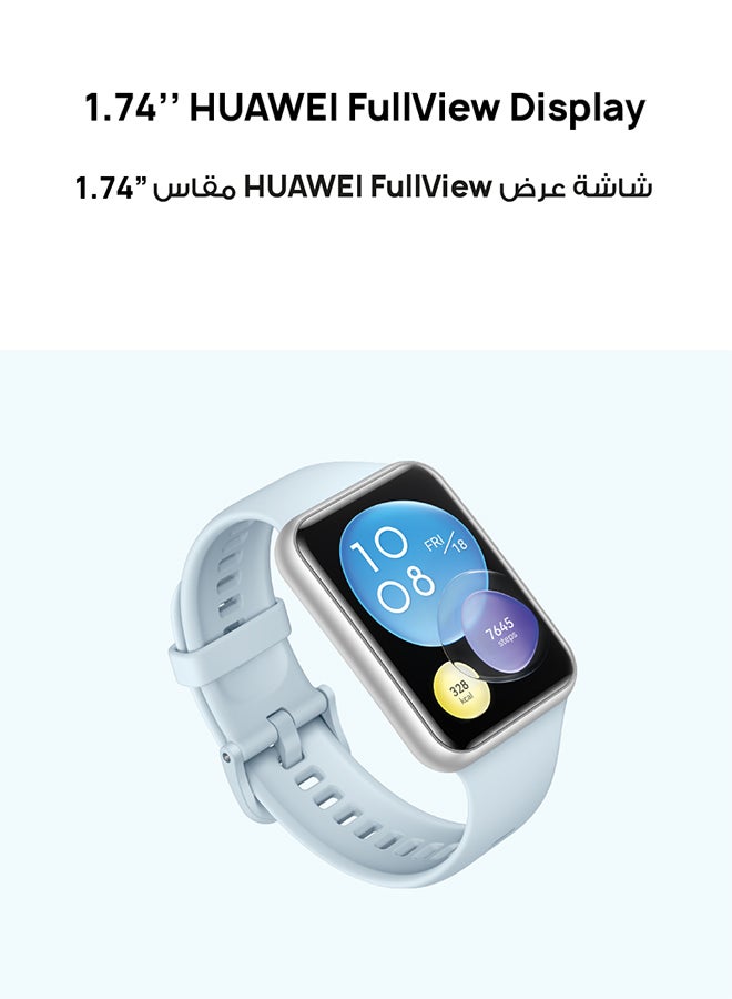 HUAWEI - WATCH FIT 2 Active Edition Smartwatch With 1.74" FullView Display Durable Battery Life Automatic SpO2 Monitoring Sakura Pink - Image 1