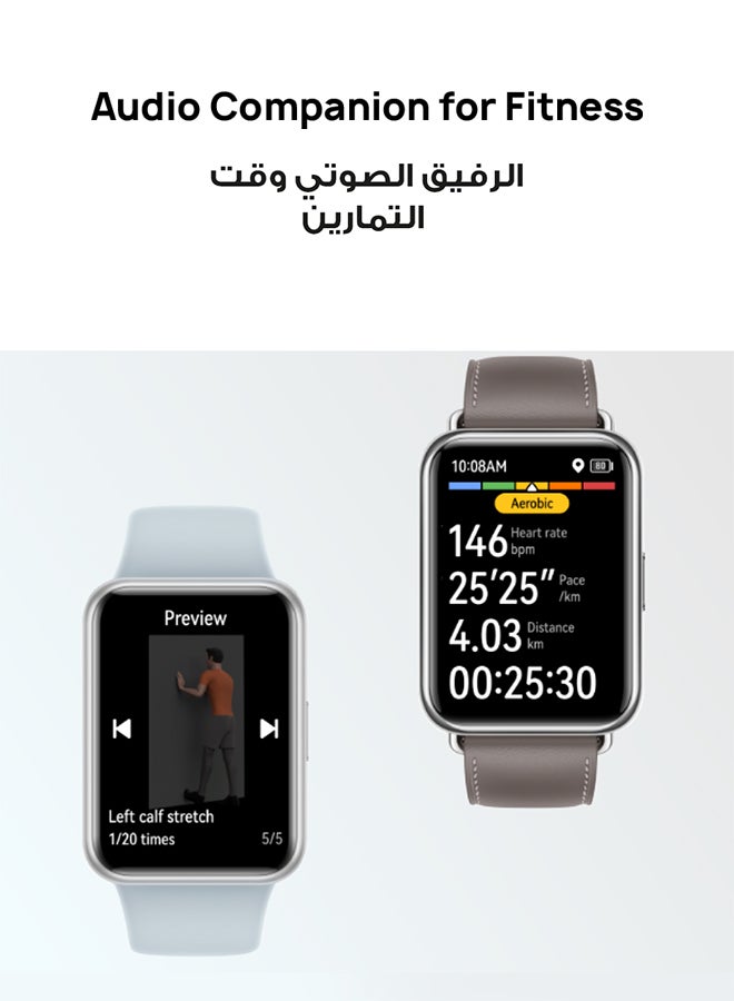 HUAWEI - WATCH FIT 2 Active Edition Smartwatch With 1.74-Inch FullView Display | Bluetooth Calling | Healthy Living Management | Isle Blue - Image 1