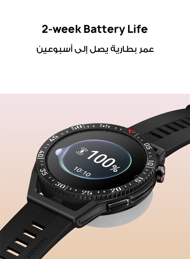 HUAWEI - GT 3 SE Smart Watch Sleek And Stylish Science-Based Workouts Sleep Health Monitoring Two-Week Battery Life Diverse Face Designs Compatible With Android iOS Black - Image 1