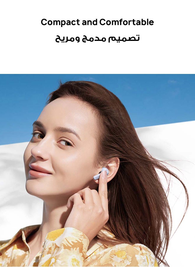 HUAWEI - FreeBuds 5i Wireless Earphone, TWS Bluetooth Earbuds, Hi-Res Sound, Noise Cancellation, 28-hr Battery Life, Dual Device Connection, Comfort Wear Ceramic White - Image 1