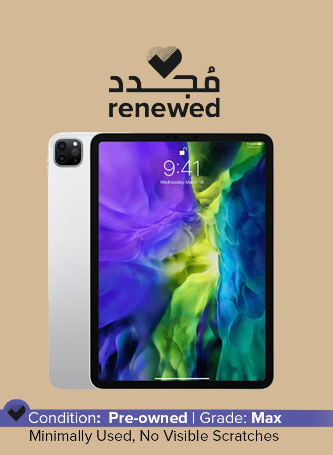 Apple Renewed - iPad Pro 2022 (2nd Gen) 11-Inch 128GB Wi-Fi Silver - International Version - Image 1