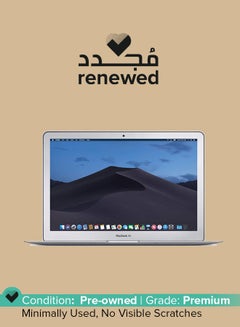 Renewed - Macbook Air A1466 With 13-Inch Full HD Display,Intel Core i5 Processor/4 GB RAM/4th Gen/128 GB SSD/Mac OS English/Arabic Silver