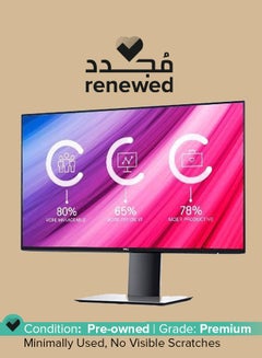 DELL Renewed - U2419H 23.8-Inch UltraSharp Full HD Monitor With HDMI & Display Port input Black  - Image 1