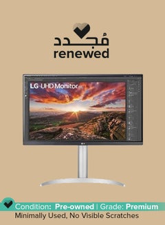 Renewed - 27 -Inch UHD 4K IPS Monitor With VESA DisplayHDR 400, USB-C, Adjustable Stand,  27UP850-W Silver