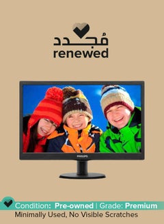 Philips Renewed - 18.5-Inch LCD HD Monitor Black  - Image 1