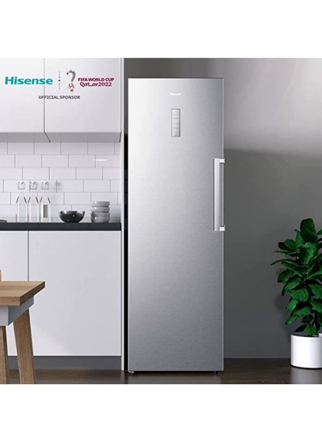 Hisense 356 Litre Upright Freezer Single Door Finish FV356N4ASU Silver  - Image 3