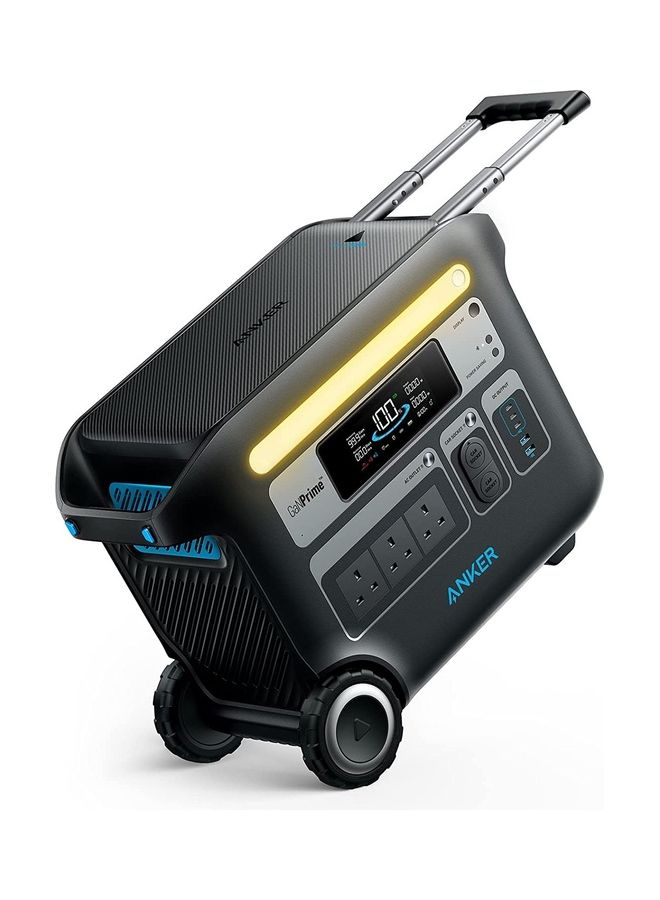 Anker - PowerHouse 767 Portable Power Station, 2300W Solar Generator with 6× Longer Lifespan LiFePO4 Batteries, GaNPrime PowerHouse 2048Wh Generator for Home, Outdoor Camping, RV (Solar Panel Optional) Black - Image 1