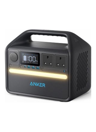 محطة طاقة محمولة Anker 535 بقدرة 160000 مللي أمبير في الساعة، ومولد محمول بقدرة 512 وات في الساعة، ومولد خارجي بقدرة 500 وات بـ 7 منافذ مع منفذي تيار متردد، ومخرج USB-C PD بقدرة 60 وات، وبطاريات LiFePO4، وإضاءة LED للتخييم، والمركبات الترفيهية، وانقطاع التيار الكهربائي، والمزيد باللون الأسود - v1687250064/N53415600A_1
