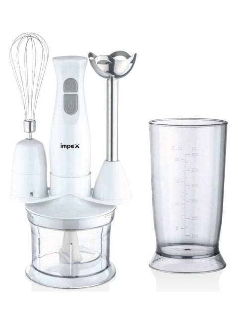 Hand Blender Set HB 3207 White/Silver